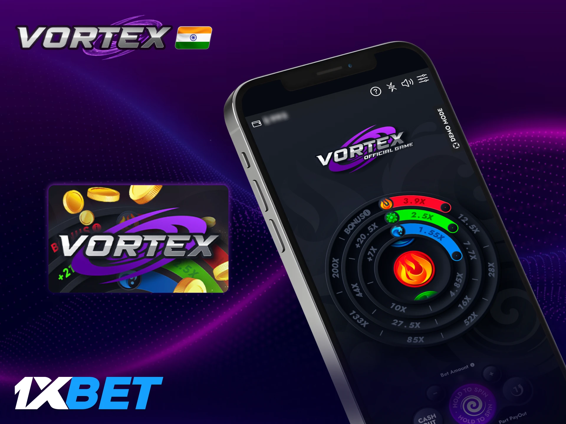 Download 1xBet Vortex casino app smooth mobile gaming and instant payouts
