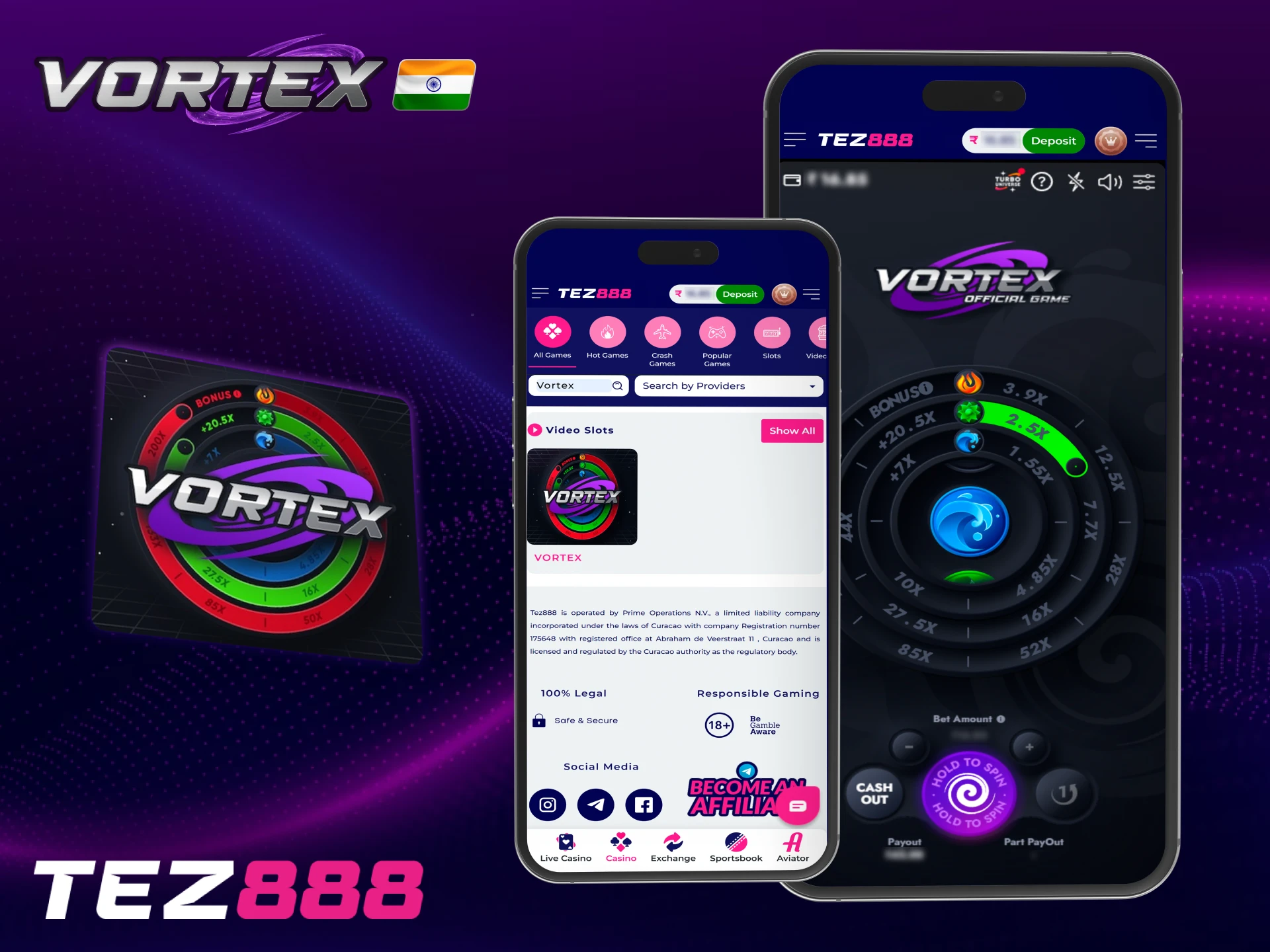 Tez888 Vortex app for casino players: fast deposits and exciting gaming experience