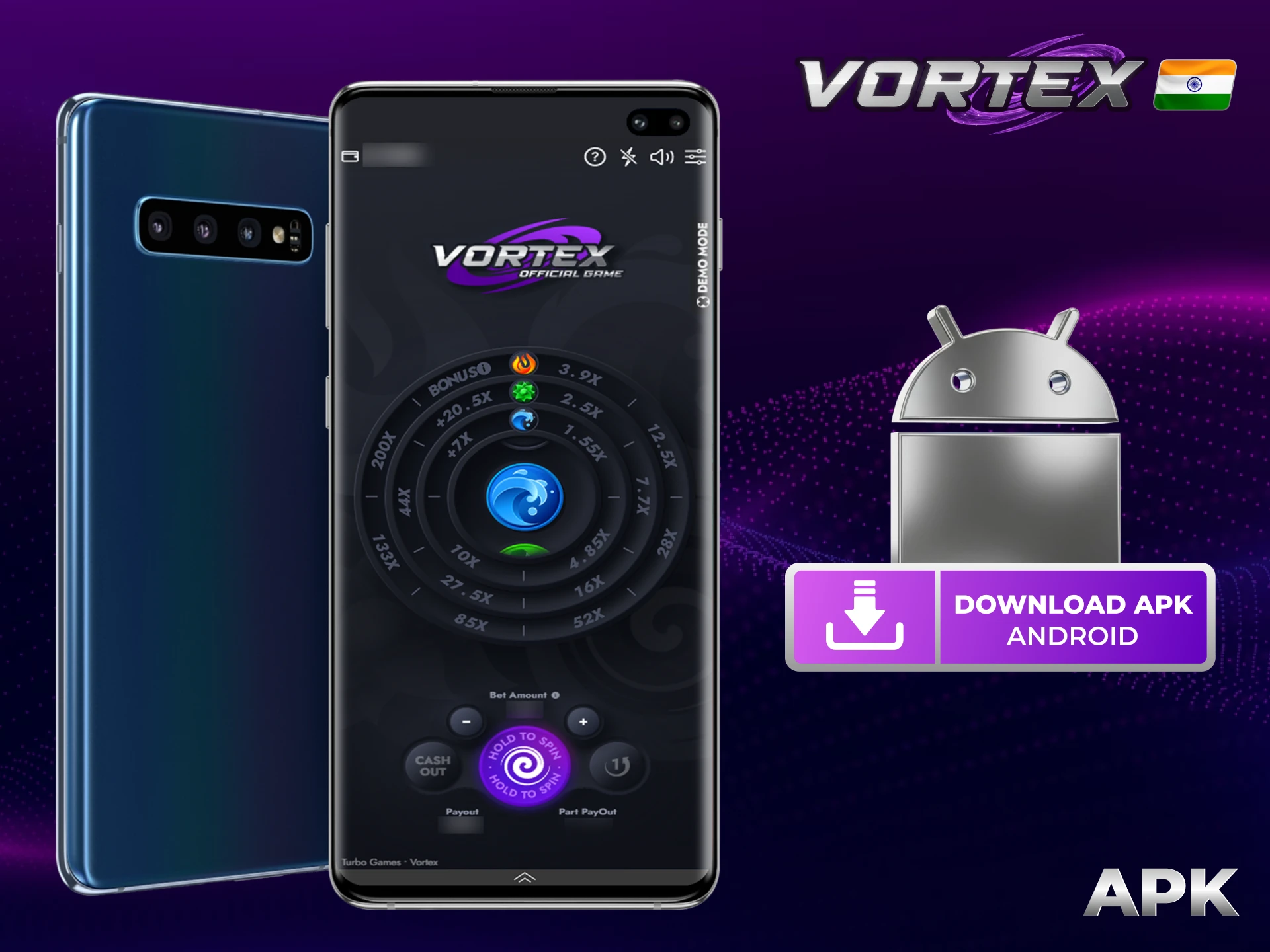 Vortex game APK download on Android – install via 1win, Melbet, Betway or Parimatch bookmaker app