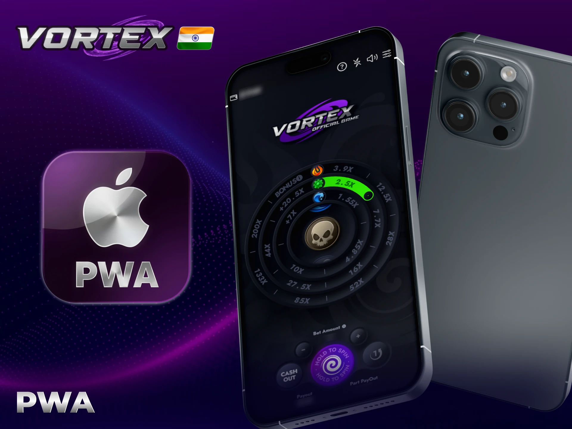 Install Vortex online game PWA shortcut on iOS – quick access to the Vortex casino game via browser
